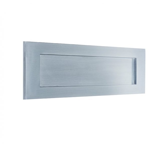 Frelan JV36 Victorian Letterplates - Satin Chrome