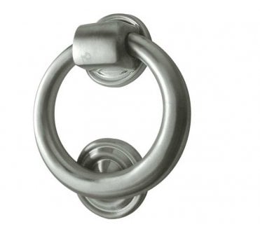 Frelan JV37 Ring Door Knocker - Satin Chrome