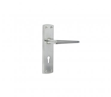 Frelan JV390SC Bray Door Handle On Backplate - Satin Chrome