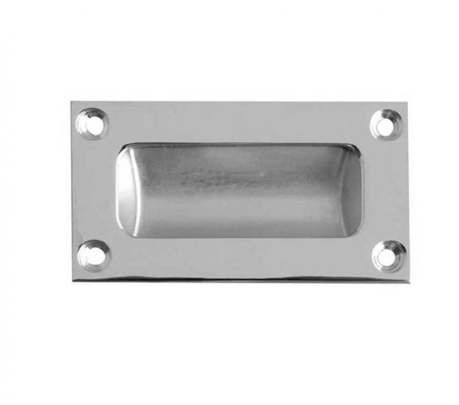 Frelan JV428SC Flush Pull 102x45mm - Satin Chrome