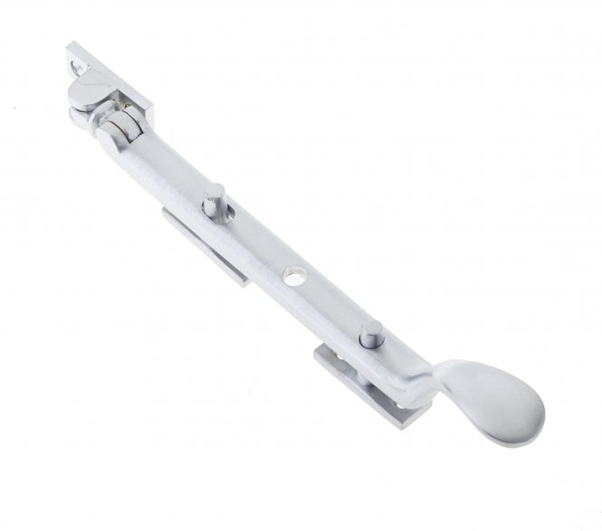 Frelan JV44 Victorian Casement Window Stays - Satin Chrome