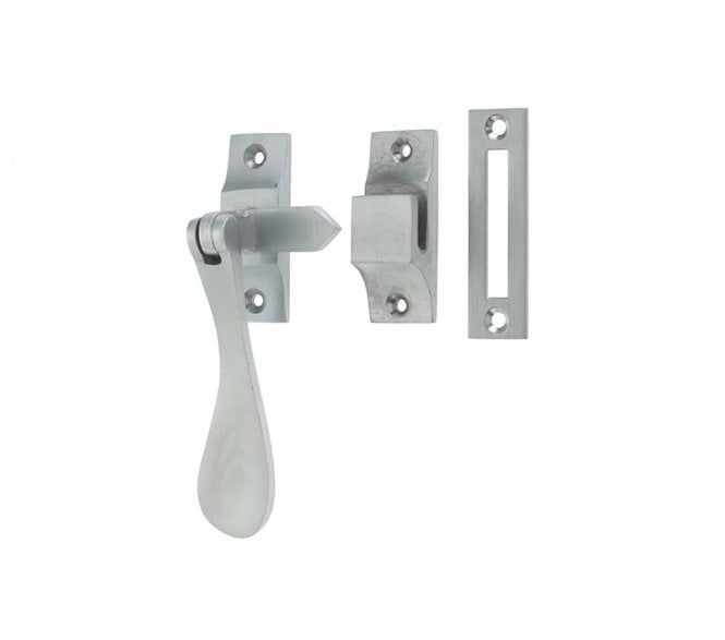 Frelan JV45RSC Victorian Casement Window Fastener - 105mm - Satin Chrome