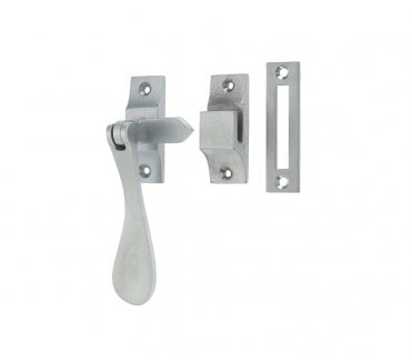 Frelan JV45RSC Victorian Casement Window Fastener - 105mm - Satin Chrome