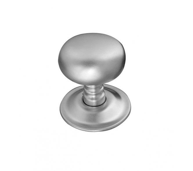 Frelan JV46 Premium Mushroom Door Knobs - Satin Chrome