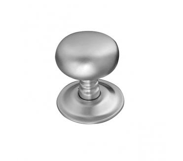 Frelan JV46 Premium Mushroom Door Knobs - Satin Chrome