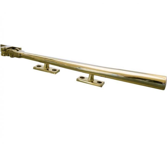 Frelan JV4925 Julietta Modern Casement Stay 250mm - Polished Brass