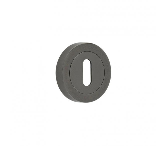 Frelan JV503BN Designer Standard Keyhole Escutcheons - Black Nickel