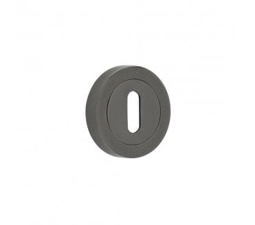 Frelan JV503BN Designer Standard Keyhole Escutcheons - Black Nickel