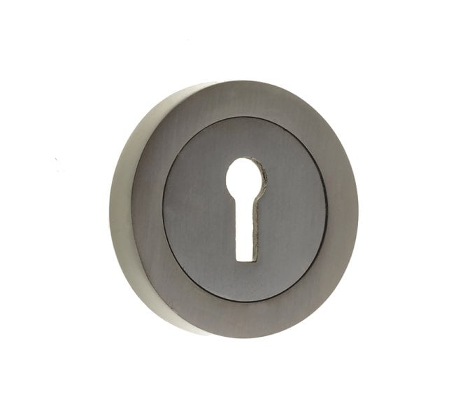 Frelan JV503DB Designer Standard Keyhole Escutcheons - Dark Bronze