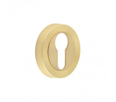 Frelan JV503ESB Designer Euro Profile Escutcheons - Satin Brass