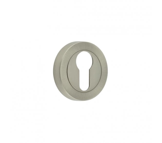 Frelan JV503ESN Designer Euro Profile Escutcheons - Satin Nickel