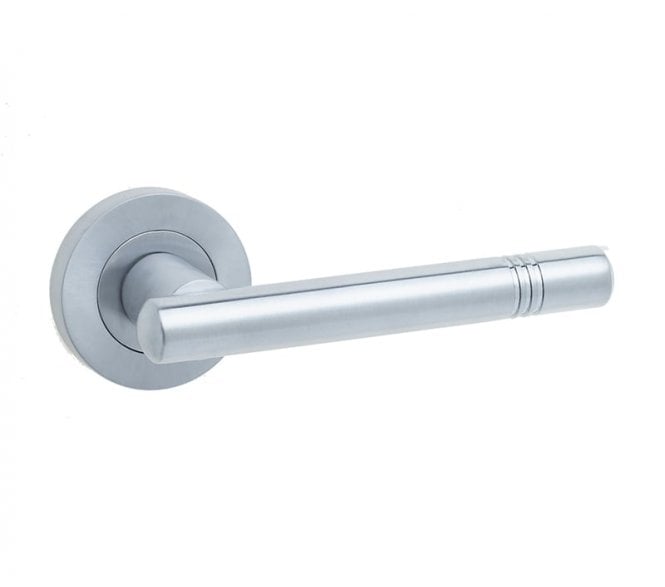 Frelan JV507SC Kudos Lever On Round Rose - Satin Chrome