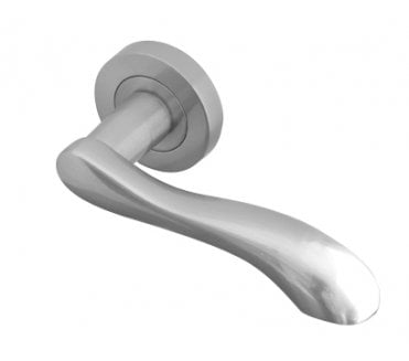 Frelan JV509SC Gamma Lever On Round Rose - Satin Chrome