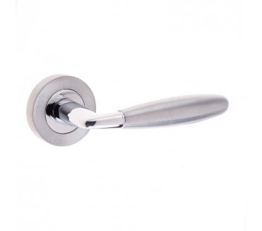 Frelan JV534PCSC Stylo Lever On Round Rose - Polished Chrome/Satin Chrome