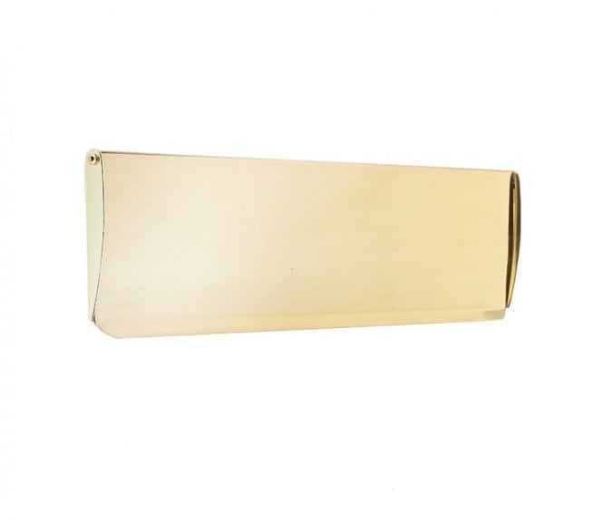 Frelan JV53CPB Internal Letter Tidy - 400x126mm - Polished Brass