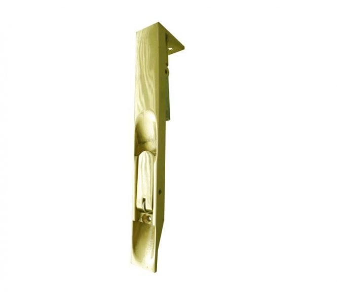 Frelan JV5640 Lever Action Flushbolts - Polished Brass