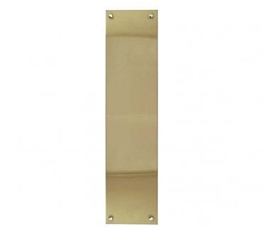 Frelan JV58PB Plain Fingerplate - 305x75mm - Polished Brass