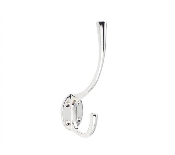 Frelan JV60PN Solid Brass Hat & Coat Hook - Polished Nickel