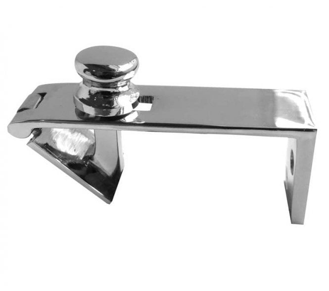 Frelan JV73PC Counter Flap Catch - 80x38mm - Polished Chrome