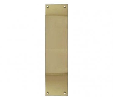Frelan JV78PB Plain Fingerplate - 350x75mm - Polished Brass