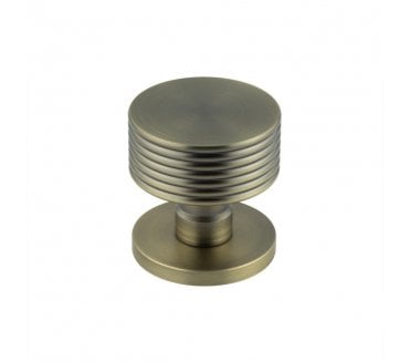 Frelan JV802 Ribbon Mortice Knobs - Antique Brass