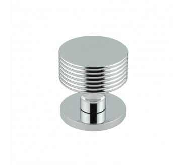Frelan JV802 Ribbon Mortice Knobs - Polished Chrome