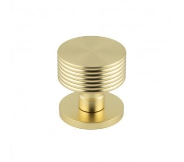 Frelan JV802 Ribbon Mortice Knobs - Satin Brass