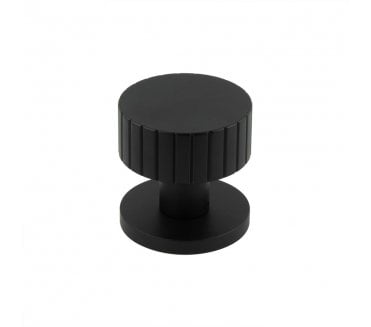 Frelan JV803 Cog Mortice Knobs - Matt Black