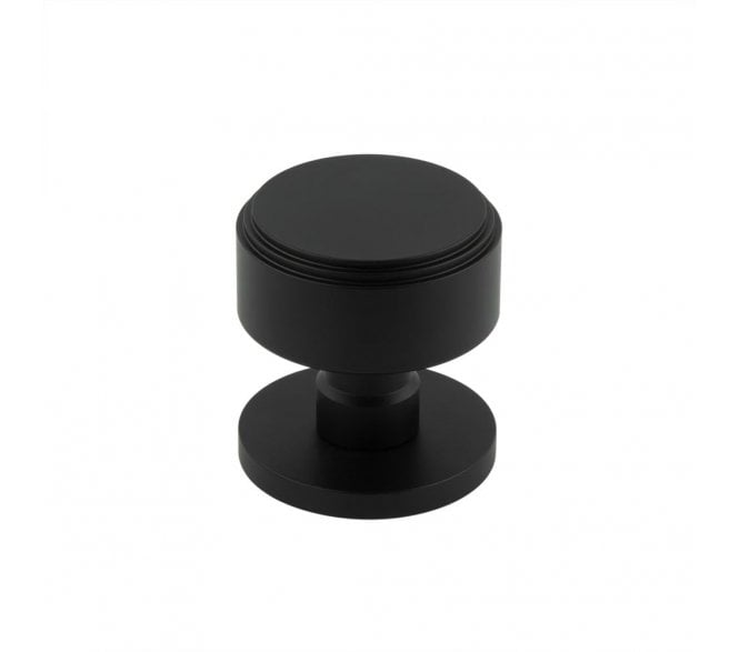 Frelan JV804 Stepped Mortice Knobs - Matt Black
