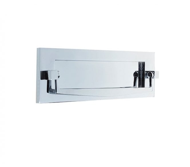 Frelan JV80PC Letterplate & Knocker - 250x76mm - Polished Chrome
