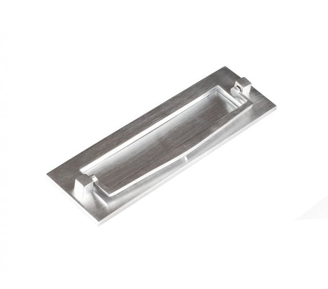 Frelan JV80SC Letterplate & Knocker - 250x76mm - Satin Chrome