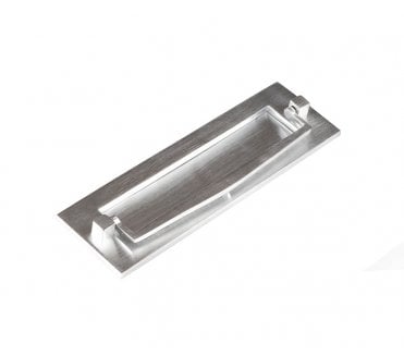 Frelan JV80SC Letterplate & Knocker - 250x76mm - Satin Chrome