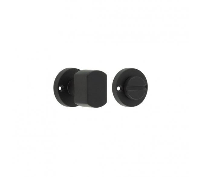 Frelan JV813 Contemporary Bathroom Turn & Release  -  Matt Black