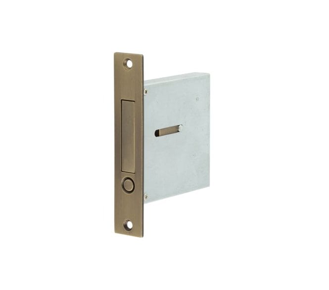 Frelan JV820 Luxury Sliding Door Edge Pull Handle - Antique Brass