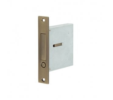 Frelan JV820 Luxury Sliding Door Edge Pull Handle - Antique Brass