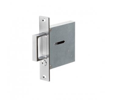 Frelan JV820 Luxury Sliding Door Edge Pull Handle - Satin Chrome