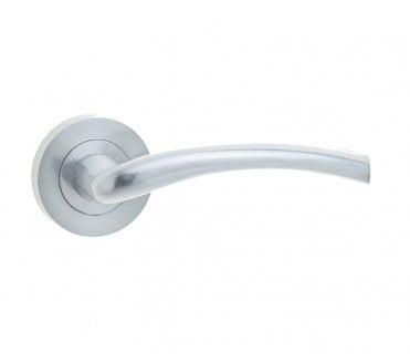 Frelan JV844 Opal Door Handle on Rose - Satin Chrome