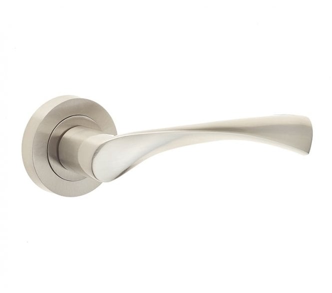 Frelan JV845SN Comet Lever On Round Rose - Satin Nickel