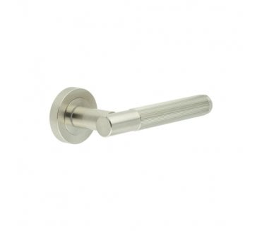 Frelan JV852SN Venice Lined Door Handle On Rose - Satin Nickel