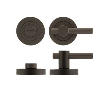 Frelan JV855 Knurled Easy Bathroom Turn & Release - Dark Bronze