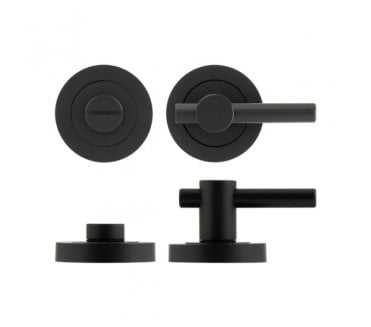 Frelan JV856MB Easy Bathroom Turn & Release Set - Matt Black