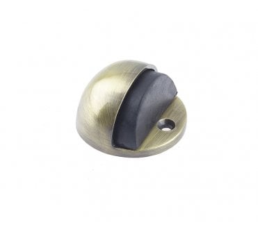 Frelan JV86AB Oval Floor Mounted Door Stop - Antique Brass