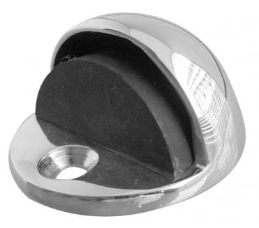 Frelan JV86PC Oval Floor Mounted Door Stop - Polished Chrome