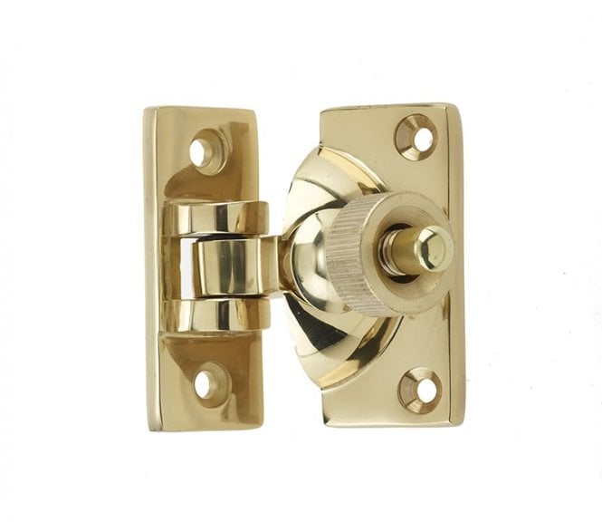 Frelan JV88PB Brighton Sash Window Fasteners - 55mm - Polished Brass