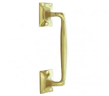 Frelan JV90 Wessex Door Pull Handles - Polished Brass