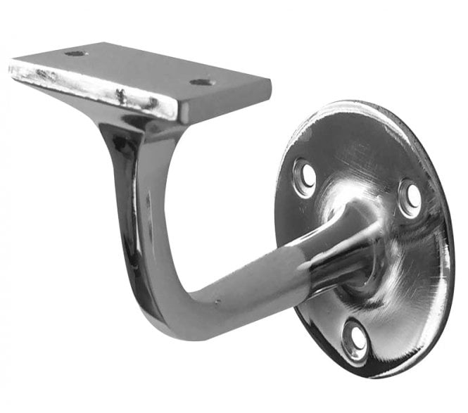 Frelan JV95 Handrail Brackets - Polished Chrome