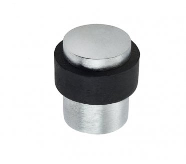 Frelan JV9565SC Cylindrical Floor Mounted Door Stop - Satin Chrome