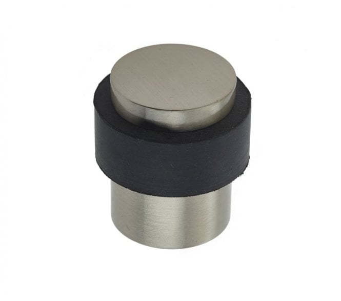 Frelan JV9565SN Cylindrical Floor Mounted Door Stop - Satin Nickel