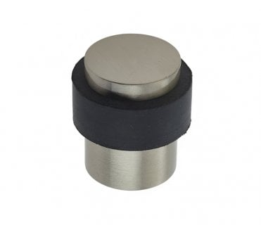 Frelan JV9565SN Cylindrical Floor Mounted Door Stop - Satin Nickel