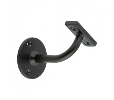 Frelan JV95AMB Handrail Bracket - 70mm - Matt Black